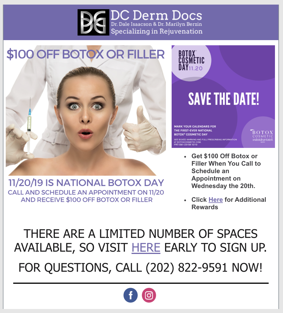 Botox Day DC Derm Docs